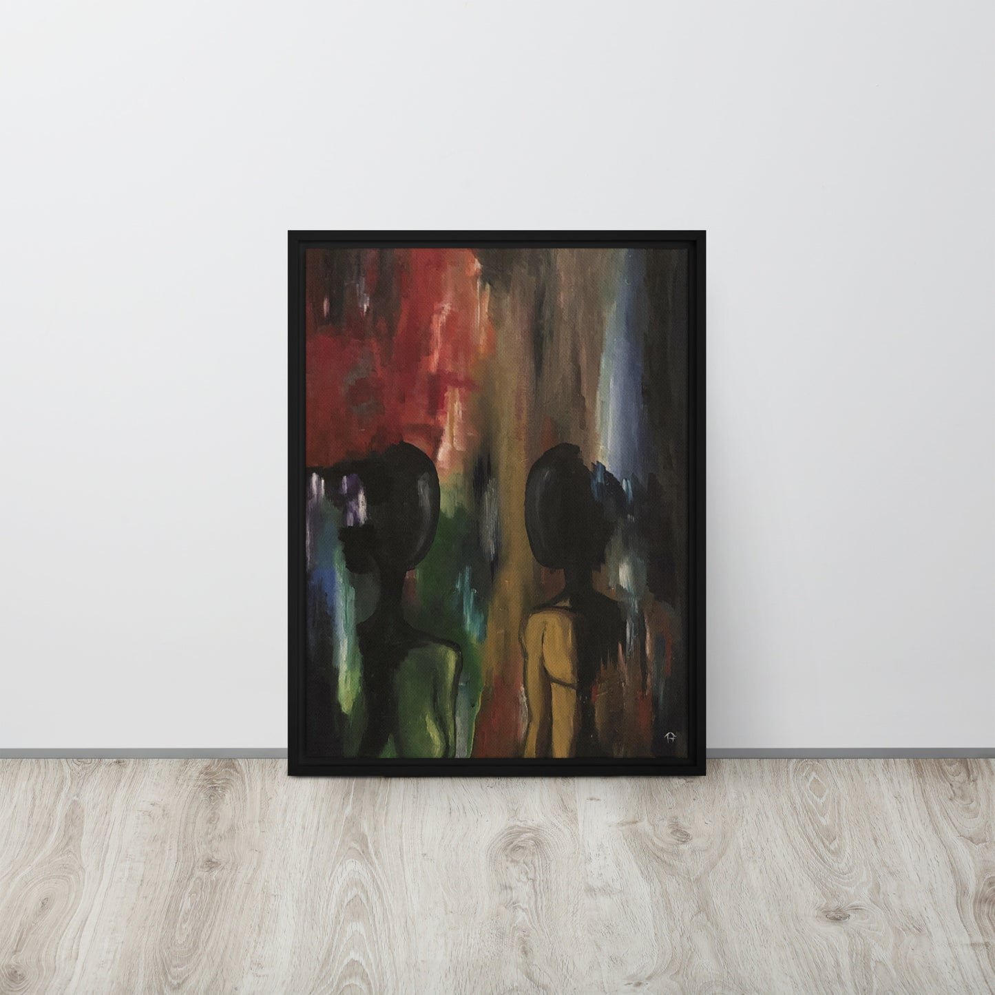 "Untitled" Framed canvas
