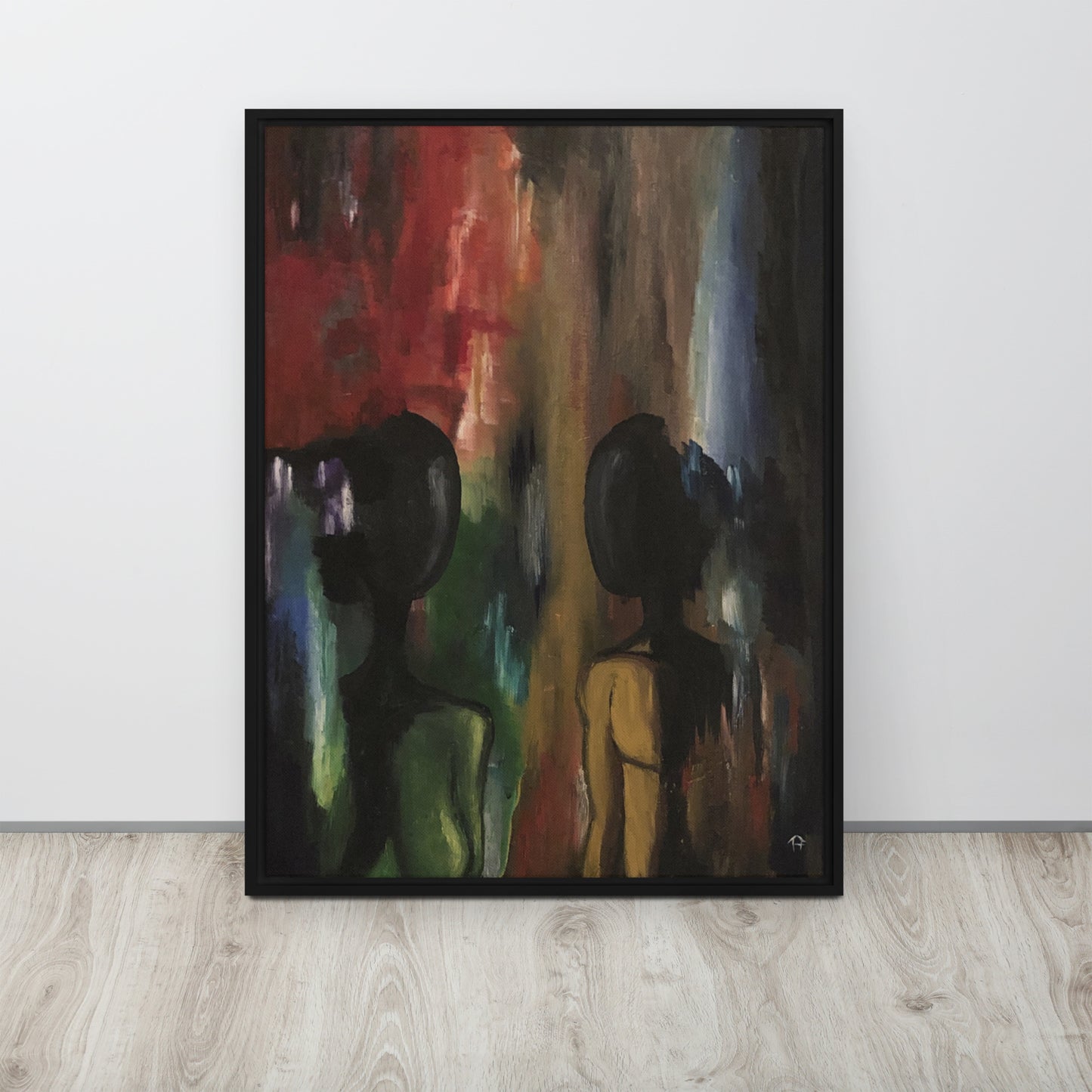 "Untitled" Framed canvas