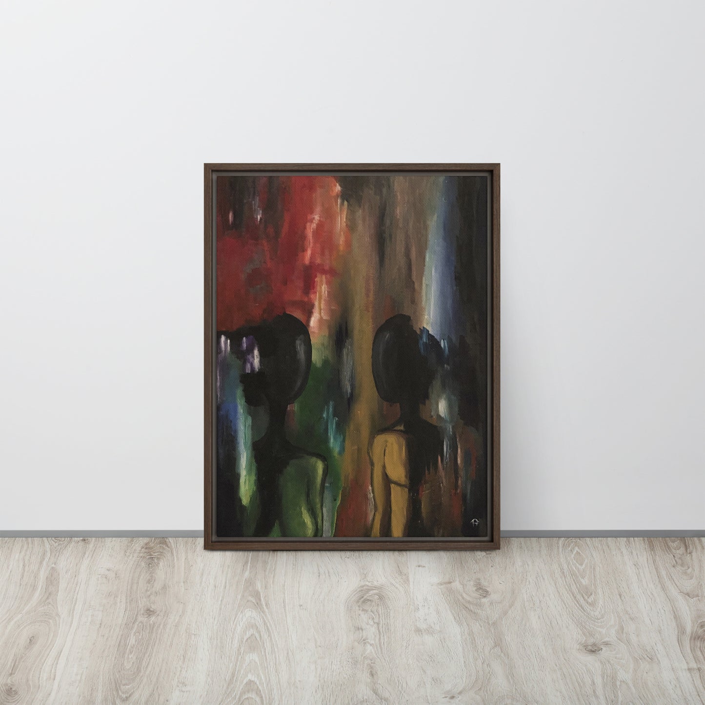 "Untitled" Framed canvas