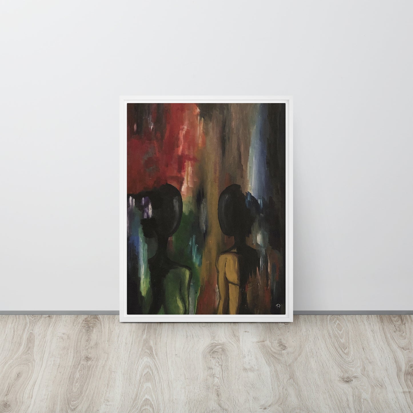 "Untitled" Framed canvas