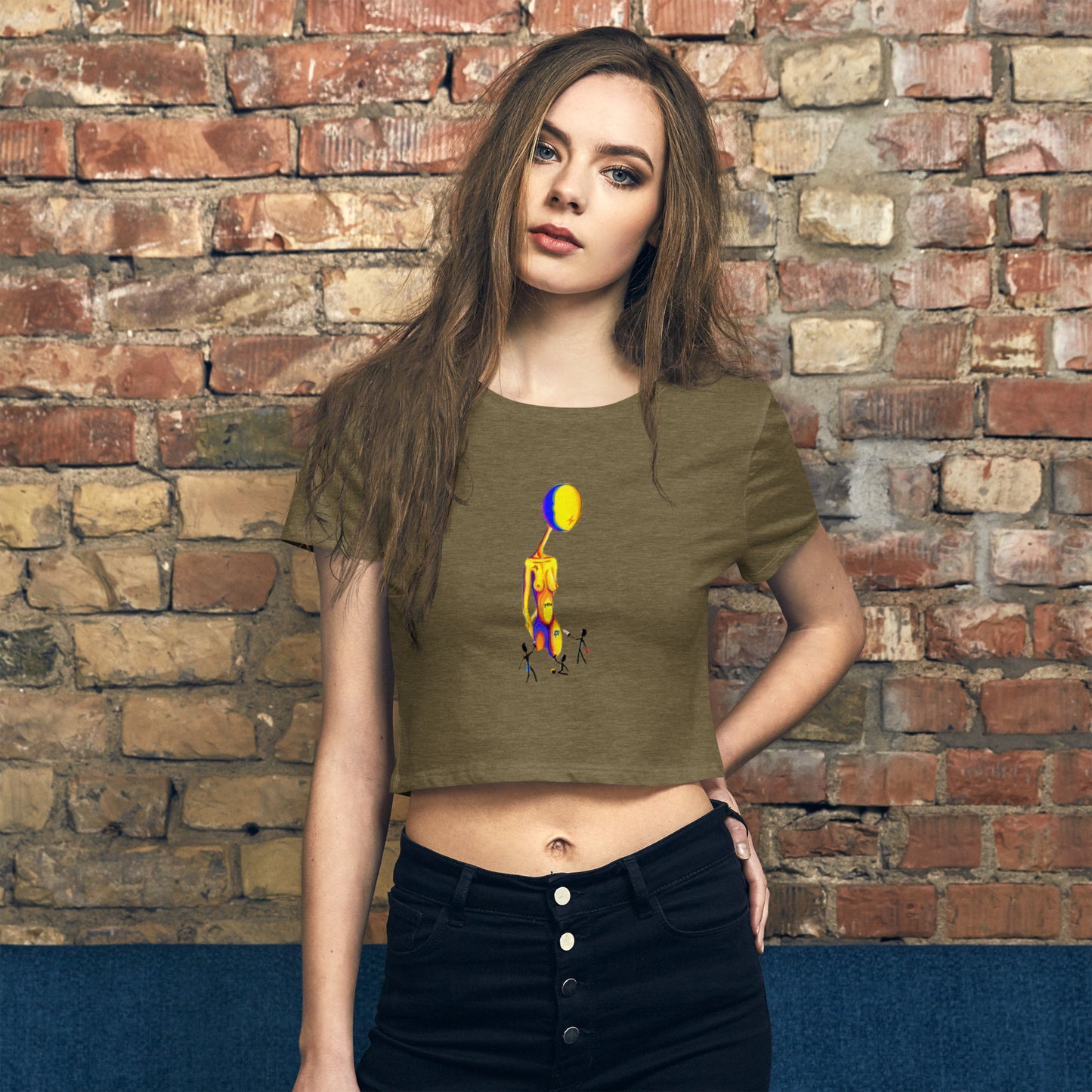 Women's St. Sage Crop Tee