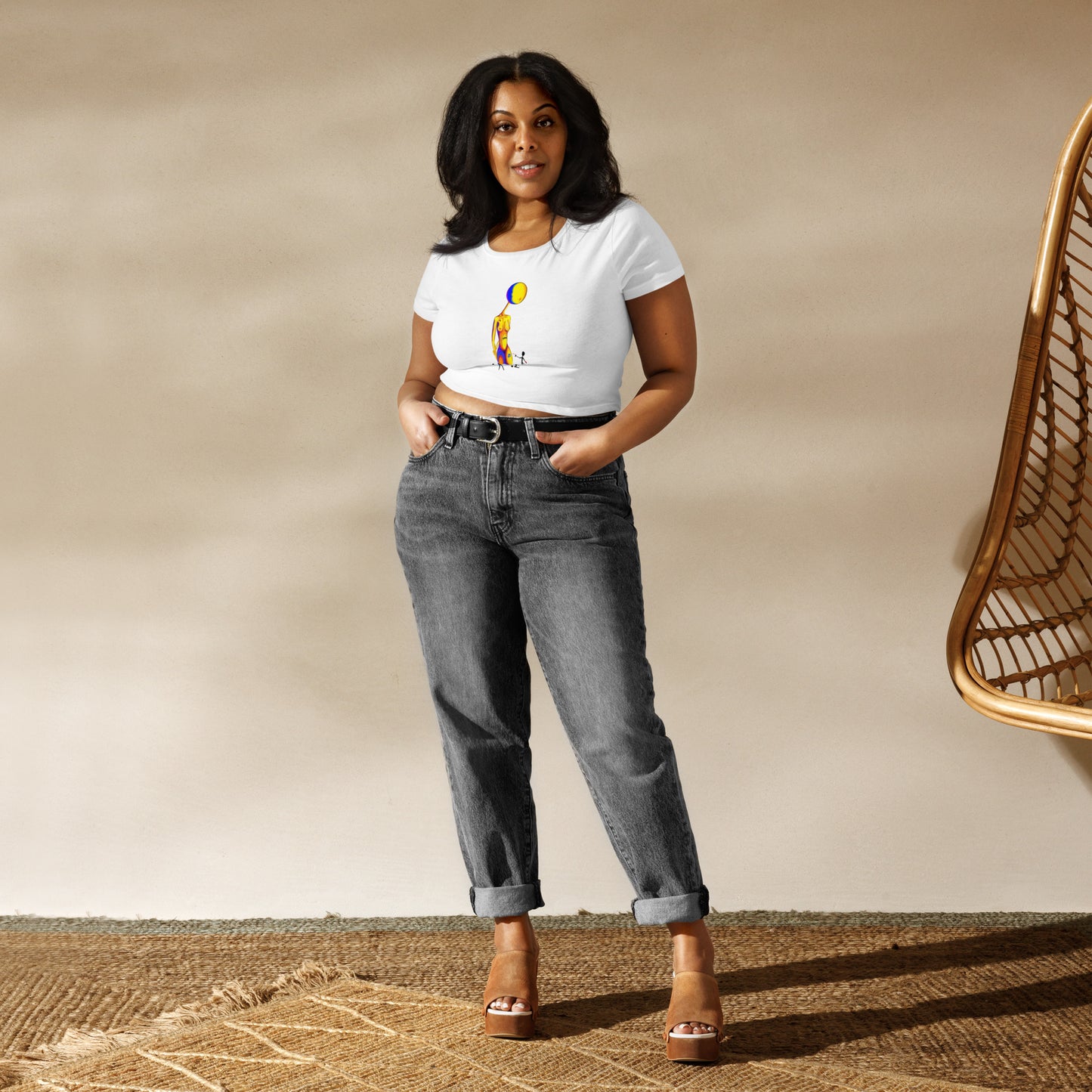 Women's St. Sage Crop Tee
